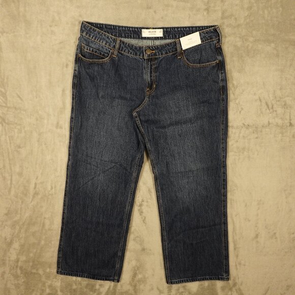 Hollister Denim - Hollister Jeans Low-Rise Baggy |‎ Women's W33/16R Regular | Blue Denim NWT
